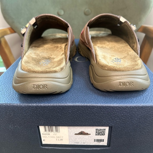<SOLD> Cactus Jack x Dior H-Town Sandal 'Coffee' - Picture 3 of 7